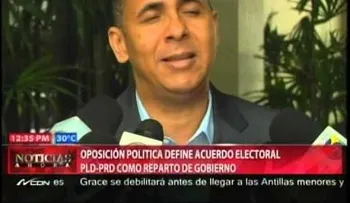 El PRM califica como â??reparto del Gobiernoâ? acuerdo PLD-PRD