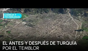 Imágenes satelitales captan el antes y después del terrible sismo en Turquía