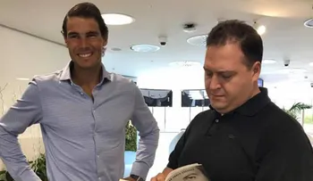 El encuentro de Rafael Nadal con el hijo de Pablo Escobar