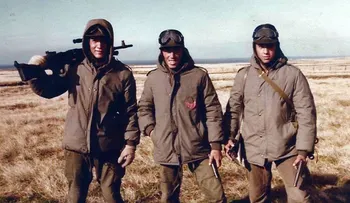 Omar De Felippe, el futbolista de las fotos de la guerra