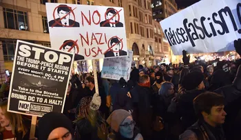 Las protestas le dan la bienvenida a la era del nuevo presidente de EEEU; Donal Trump
