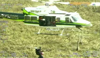 Increíble rescate en un parque natural de Florida de dos amigos perdido durante siete días