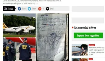  Expulsan pasajero de avión por dibujar terroristas