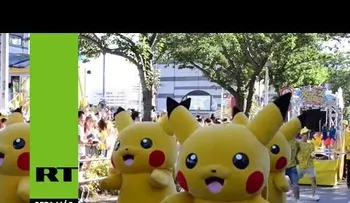 Centenares de Pikachu desfilan en la ciudad japonesa de Yokohama (VIDEO)