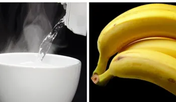Un vaso de agua tibia y un guineo (banana), para derrumbar los kilos que tenga de más 