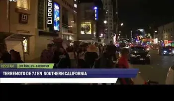 El terremoto de 7.1 en los Angeles, California