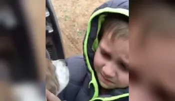 El conmovedor reencuentro de un niño con su perro que se había perdido