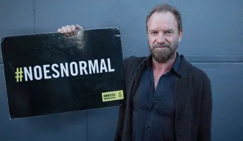 Sting denuncia los niveles epidémicos de desapariciones en México