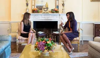 Michelle Obama y Melania Trump y su encuentro en la Casa Blanca