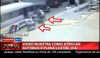 Asaltan autobús de pasajeros a plena luz del día