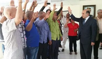 FNP juramenta dirigentes del PLD de Barahona