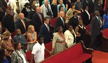 Joe Biden asiste a iglesia de Charleston donde mataron a 9 