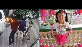 Niña de 8 años aclamada como heroína por enfrentar ladrones en Filipinas
