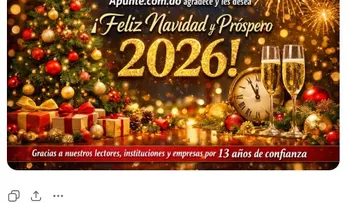 Apunte.com.do agradece y desea Feliz Navidad y Próspero 2026