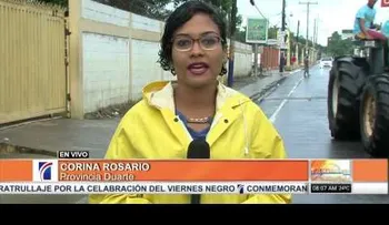 Provincia Duarte azotada nuevamente por fuertes lluvias