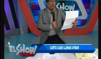 La carta que envió Mario Redondo a Iván Ruiz al Show del Medio Día