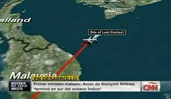 Oficial: Malasia informa al mundo que avión desaparecido cayó al Océano Indico