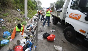 Obras Públicas dice recoge 240 toneladas de desechos sólidos cada mes en carreteras de RD
