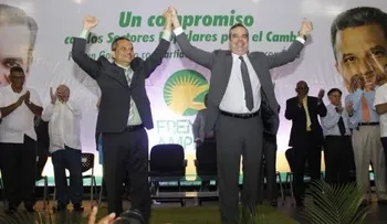 Abinader recibe apoyo del Frente Amplio