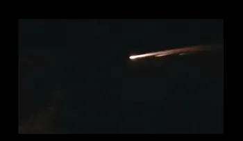 Un rayo misterioso ilumina el cielo nocturno al sudoeste de Estados Unidos