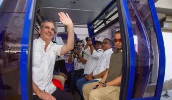 Teleférico será gratuito el mes de mayo; Abinader: sistema de transporte transformará el rostro de los Alcarrizos