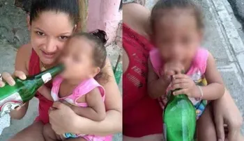3 meses de prisión para madre dio a beber cerveza a su hija