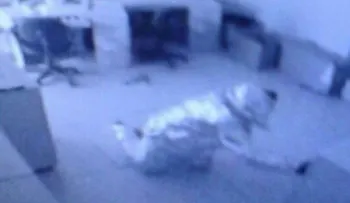 Ladrones intentan burlar la alarma de un banco con un traje de papel aluminio