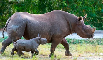Nace un rinoceronte en un zoológico de Florida que busca recuperar la especie