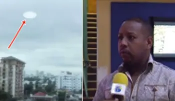 Hombre dice haber visto un platillo volador en el Malecón de Santo Domingo, RD