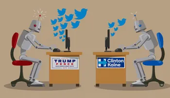 Un tercio de los tuits a favor de Trump son generados por robots