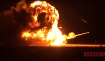 El bombardero estratégico Tu-95 explota en la pista de un aeródromo militar ruso (VIDEO)