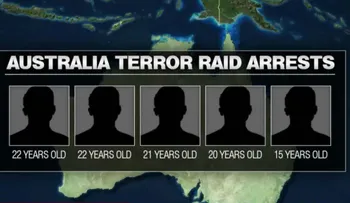 Un adolescente, entre los cinco acusados de planear un ataque terrorista en Sydney