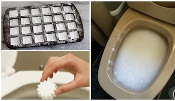 Pastillas para desinfectar la taza del inodoro