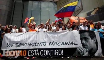 Venezolanos protestan contra Maduro en la ONU 