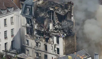Ocho heridos por una explosión de gas en un edificio de París