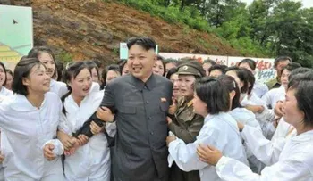Dictador Kim-Jong-un y su "tropa del placer"
