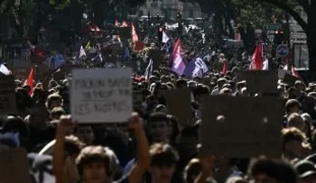 Nuevas protestas estudiantiles en Francia con fuerte despliegue policial