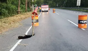 Obras Públicas soluciona colapso ocurrido en tramo del kilómetro 60, de la autopista Duarte 