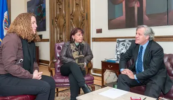 Luis Almagro recibe viuda y a la madre de Ã"scar Pérez, opositor venezolano ejecutado por dictadura de Maduro
