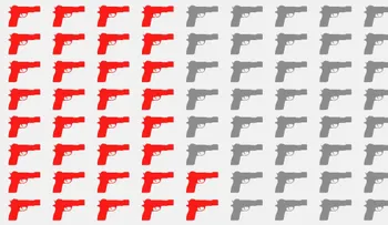 Cinco gráficas para entender la cultura de armas en EE.UU. con al resto del mundo