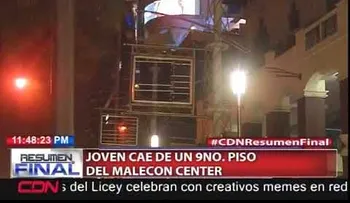Joven cae de noveno piso del Malecón Center
