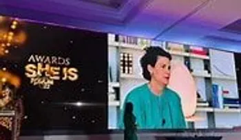 Amelia Vicini recibe galardón de "Mujer Empresaria de Latinoamérica" en el She Is Global Forum 2022  