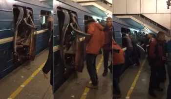 Gritos, humo y sangre fue la desesperación inicial en San Petersburgo por atentado; Putin expresa condolencias (VIDEO)