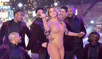 La accidentada actuación de Mariah Carey en la fiesta de Año Nuevo en NY