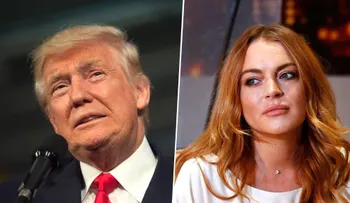 Trump dijo sobre Lindsay Lohan: Las mujeres "perturbadas" son "siempre mejores en la cama"