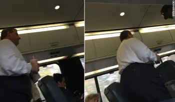 Echan a Chris Christie de vagón de tren por hacer demasiado ruido