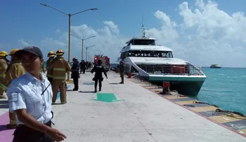 Explota ferry en Playa del Carmen, México; 25 personas heridas