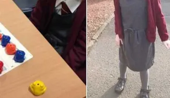 Esta niña pasó 1 día en el colegio e hizo llorar a la maestra. ¡Pero el motivo es enternecedor!