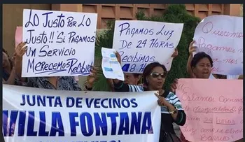 Sector de Villa Fontana solo recibe 4 horas de luz al día 