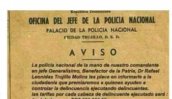 Recuerdan lo que hacía Trujillo contra la delincuencia